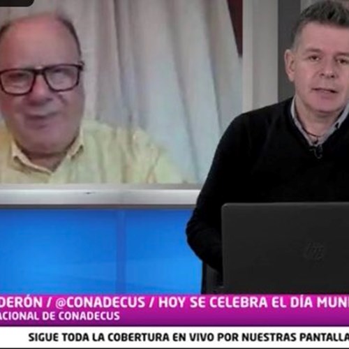 The president of CONADECUS appears on national television, Chile